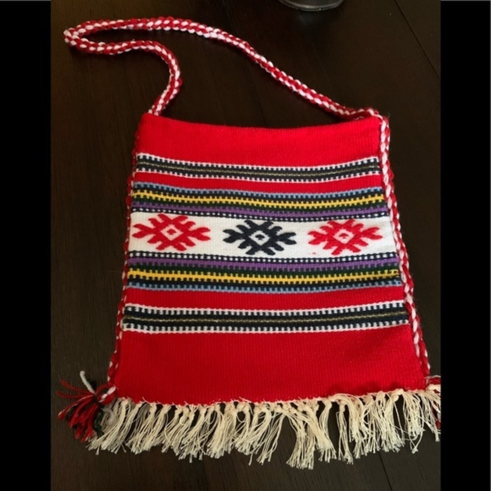 Western print style bag